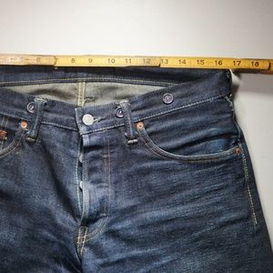 Studio D'artisan G3 Selvedge Jeans waist 33 faded japanese heritage slub nep